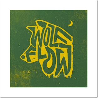 Wolf Flow - Poster Art Posters and Art